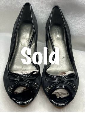 Coach Black Women's Shoes NWOT